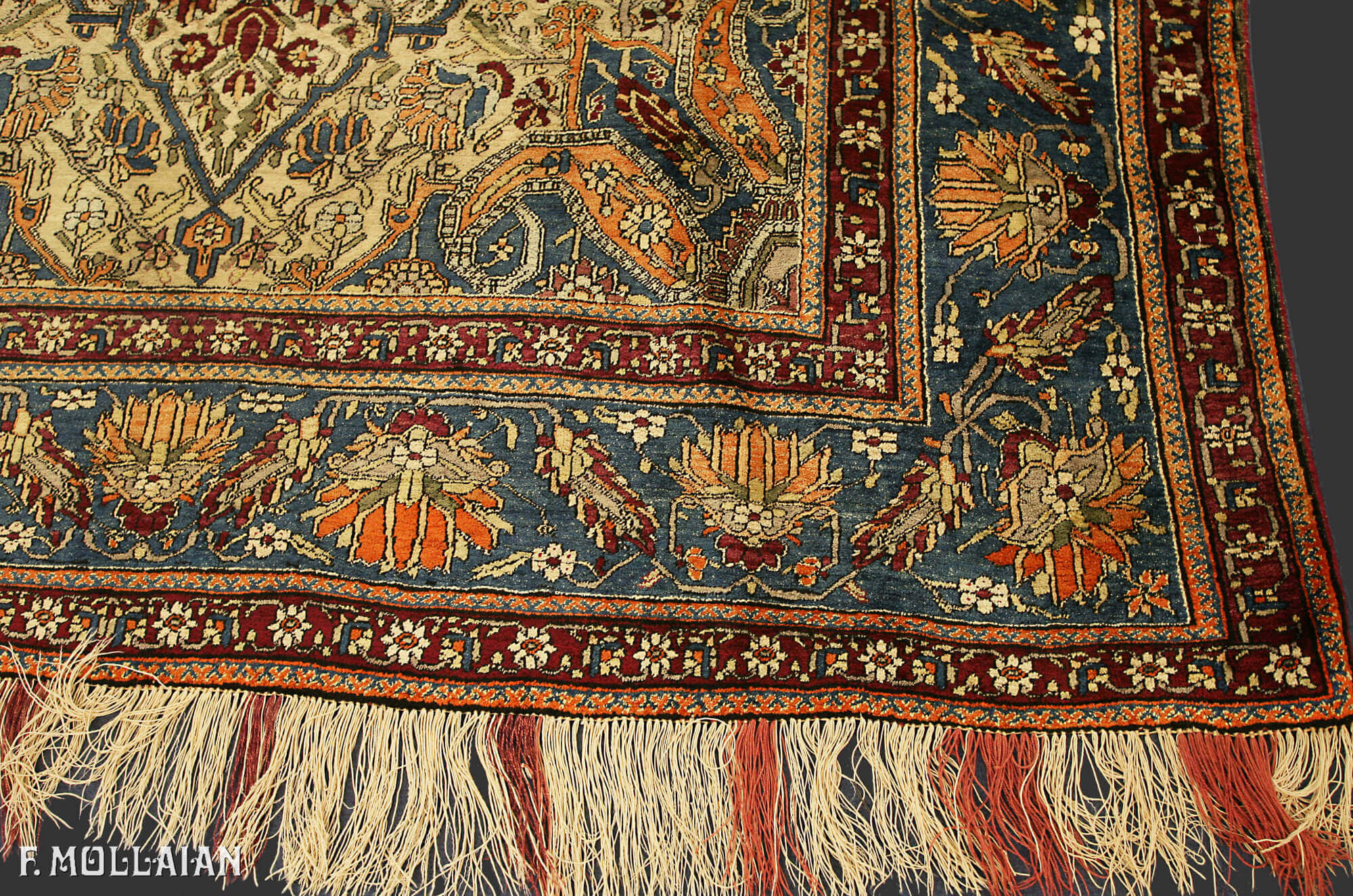 Teppich Persischer Antiker Farahan Seide n°:71197249